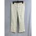 Gucci Pants & Jumpsuits | Gucci Pinstriped Flare Pants Mid Rise Cotton Stretch Twill Ivory Women's 42 Xl | Color: Cream | Size: Xl