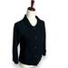 J. Crew Sweaters | J Crew Black Wool Cardigan Sweater Size Small S 3/4 Sleeve Collared Euc | Color: Black | Size: S