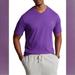 Polo By Ralph Lauren Shirts | Nwot Ralph Lauren Polo Classic Fit Cotton V-Neck T-Shirt | Color: Purple | Size: L