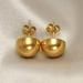 Free People Jewelry | Gold Button Stud Earrings | Color: Gold | Size: Os