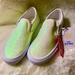 Vans Shoes | Nwt Vans Uv Glitter Classic Slip-On Sneakers Size 6.5 Women | Color: White | Size: 6.5