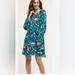 Anthropologie Dresses | Anthropologie Chloe Oliver Parterre Swing Knee... Xl | Color: Blue/Green | Size: Xl