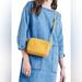 Madewell Dresses | Madewell Denim Frayed Raw Edge Boat Neck Shift Dress Patch Pockets | Color: Blue | Size: M