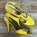 Nine West Shoes | Nine West Lime Patent Sandals | Color: Green/Yellow | Size: 8.5