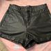 American Eagle Outfitters Shorts | American Eagle Faux Leather Shorts Sz 8 | Color: Black | Size: 8