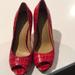 Nine West Shoes | Crocodile Pumps! | Color: Pink/Red | Size: 6