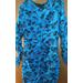 Zara Dresses | Nwt Zara Blue Floral Print Mini Bodycon Dress | Color: Blue | Size: M