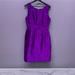 Kate Spade Dresses | Kate Spade Purple Silk Blend Sleeveless Bow Cocktail Dress 6 | Color: Purple | Size: 6