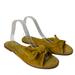 Madewell Shoes | Madewell Women’s Sandals Yellow Suede Size 9 M | Color: Yellow | Size: 9