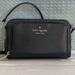 Kate Spade Bags | Kate Spade New York Saffiano Leather Staci Dual Zip Crossbody In Black | Color: Black | Size: 7 3/8”L X 4.5”H X Main Compartment 1 7/8”D