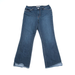 Nine West Jeans | Nine West Jeans Womens 10 - 30x25 Kick Flare Dark Blue Wash Denim Raw Hem | Color: Blue | Size: 10