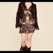 Free People Dresses | Nwot Gorgeous Free People Night Shimmers Dress. S 4 Excellent Condition! | Color: Black/Tan | Size: 4