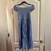 J. Crew Dresses | Jcrew Midi Picnic Dress | Color: Blue/White | Size: S