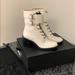 Nine West Shoes | Nine West Fynndelle Bootie White Patent Leather - 7 | Color: Black/White | Size: 7