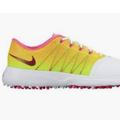 Nike Shoes | Nike Lunarlon Women's Golf Shoes | Color: Pink/Yellow | Size: 7
