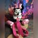 Disney Accessories | Disney Parks Minnie Mouse Plush Kids Backpack | Color: Black/Pink | Size: Osg