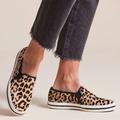 Kate Spade Shoes | Keds X Kate Spade Genuine Calf Hair Slip-On Sneakers Shoes Size 9.5m | Color: Black/Brown | Size: 9.5