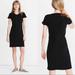 Madewell Dresses | Madewell Button-Front Ribbed Mini Dress | Color: Black | Size: Xs