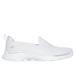 Skechers Women's GO WALK 7 - Vina Slip-On Shoes | Size 7.5 | White | Textile/Synthetic | Vegan | Machine Washable