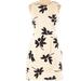 J. Crew Dresses | J. Crew Factory Store Black & Ivory Floral Print Sleeveless Sheath Dress 2 | Color: Black/White | Size: 2