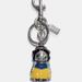 Coach Bags | Nwt Coach X Disney Princess Snow White Bear Bag Charm Keychain | Color: Blue/Silver | Size: Os