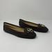 Michael Kors Shoes | Michael Kors Lillie 40r9lifp3b Ballet Flats Women's 10 M Brown Mini Mk Logo 0596 | Color: Brown | Size: 10