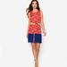 Anthropologie Dresses | Patterson J. Kincaid Dakota Pueblo Geo Dress | Color: Blue/Red | Size: 1x