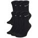 Nike Other | Nike Everyday Cushion Crew Socks Large - Pack Of 6 (Black) | Color: Black | Size: Osau
