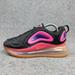 Nike Shoes | Nike Air Max 720 Girls Running Shoes Size 4.5y Trainers Black Pink Aq3196-007 | Color: Black/Pink | Size: 4.5g