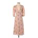 Madewell Casual Dress - A-Line: Pink Floral Dresses - Women's Size X-Small