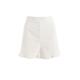 White Broderie Frill Shorts