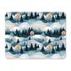 Dreamy Snowy Christmas Scene Placemats