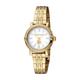 Analog Watch with Stainless Steel Band, Water Resistant, RC5L019M0075, Gold-White