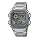 Casio Men's Digital Quartz Watch with Stainless Steel Strap AE-1200WHD-7AVEF