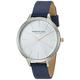 Kenneth Cole Womans Blue Leather of Strap Mother of Pearl Dial KC15056003