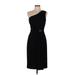 DressBarn Casual Dress - Midi: Black Solid Dresses - Women's Size 8