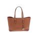 MICHAEL Michael Kors Tote Bag: Pebbled Brown Print Bags