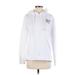 Abercrombie & Fitch Pullover Hoodie: White Solid Tops - Women's Size X-Small