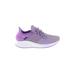 New Balance Sneakers: Activewear Platform Casual Purple Solid Shoes - Women's Size 7 - Almond Toe