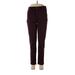 Jessica Simpson Jeggings - Mid/Reg Rise: Burgundy Bottoms - Women's Size 6 - Indigo Wash