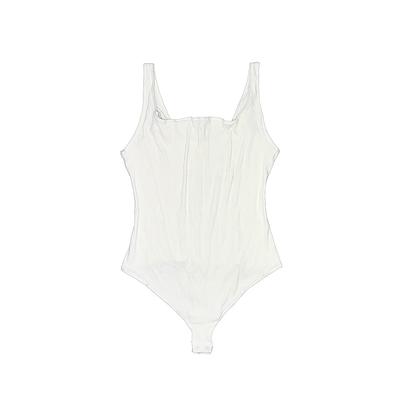 SKIMS Bodysuit: White Stripes Tops - Women's Size 4X