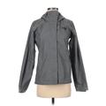 The North Face Raincoat: Below Hip Gray Jackets & Outerwear - Women's Size X-Small