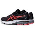 Asics Women's GT-2000 8, Black/Sunrise Red, 4 UK (37 EU)