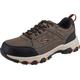 Skechers men 204427 Walking Shoe, Dark Taupe Leather W/ Synthetic & Mesh, 9 UK