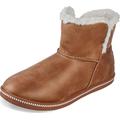 Skechers Women's Cozy Campfire Song Birds Hi Top Boot Shoes Chestnut Brown 8.5