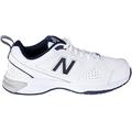 New Balance Men's 624 Fitness Shoes, White White Navy Wn4, 8 UK X-Wide