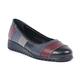 Lunar Ladies Burgundy Stormy Leather Slip-On Shoes, Sizes 3-8 6 UK Burgundy