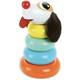 Vilac Wooden Toutou Dog Stacking Toy, Develop Fine Motor Skills, Includes 5 Easy To Grasp Wooden Pieces, Multicolored, 12 Months+