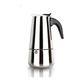 EPIZYN coffee machine Stainless Steel 100ML 200ML 300ML 400ML Moka Coffee Maker Pot Mocha Espresso Latte Stovetop Filter Coffee Pots Percolator Tools coffee maker (Color : 450ml)