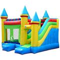 Bouncy Castle, Inflatable Bouncy Castle Inflatable Castle Jumping Bed Children's Castle Home Slide Indoor and Outdoor Trampoline for Indoor